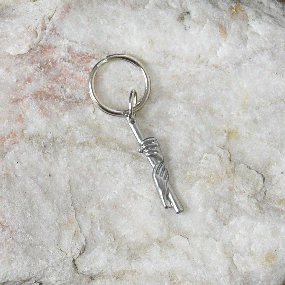 Hold to the Rod with Hands Zipper Pull, , large image number 2
