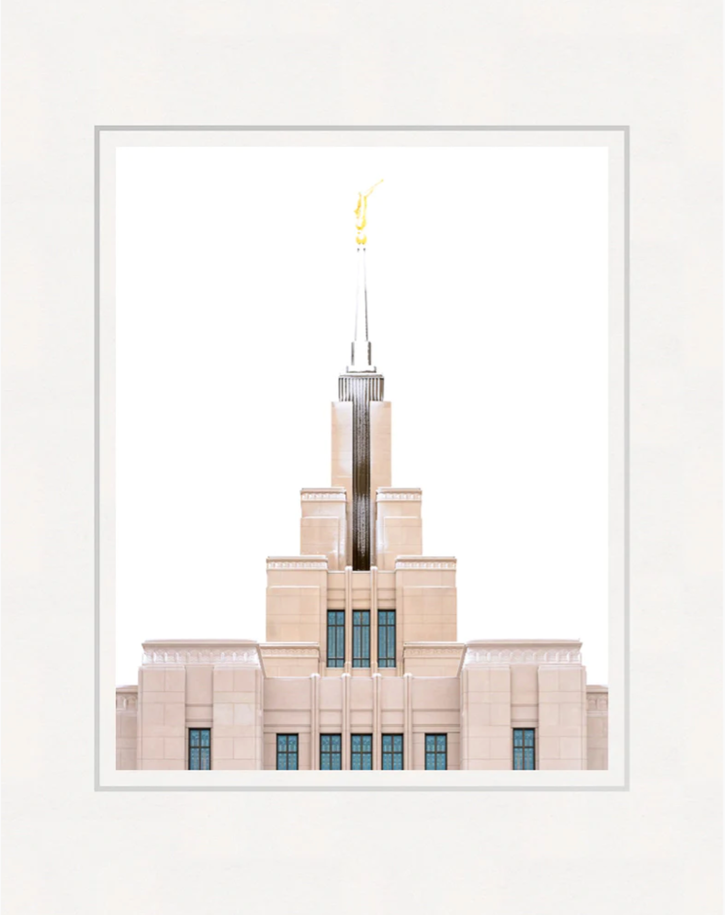 Saratoga Springs Temple, Promised Blessings Matted Print, , large image number 0