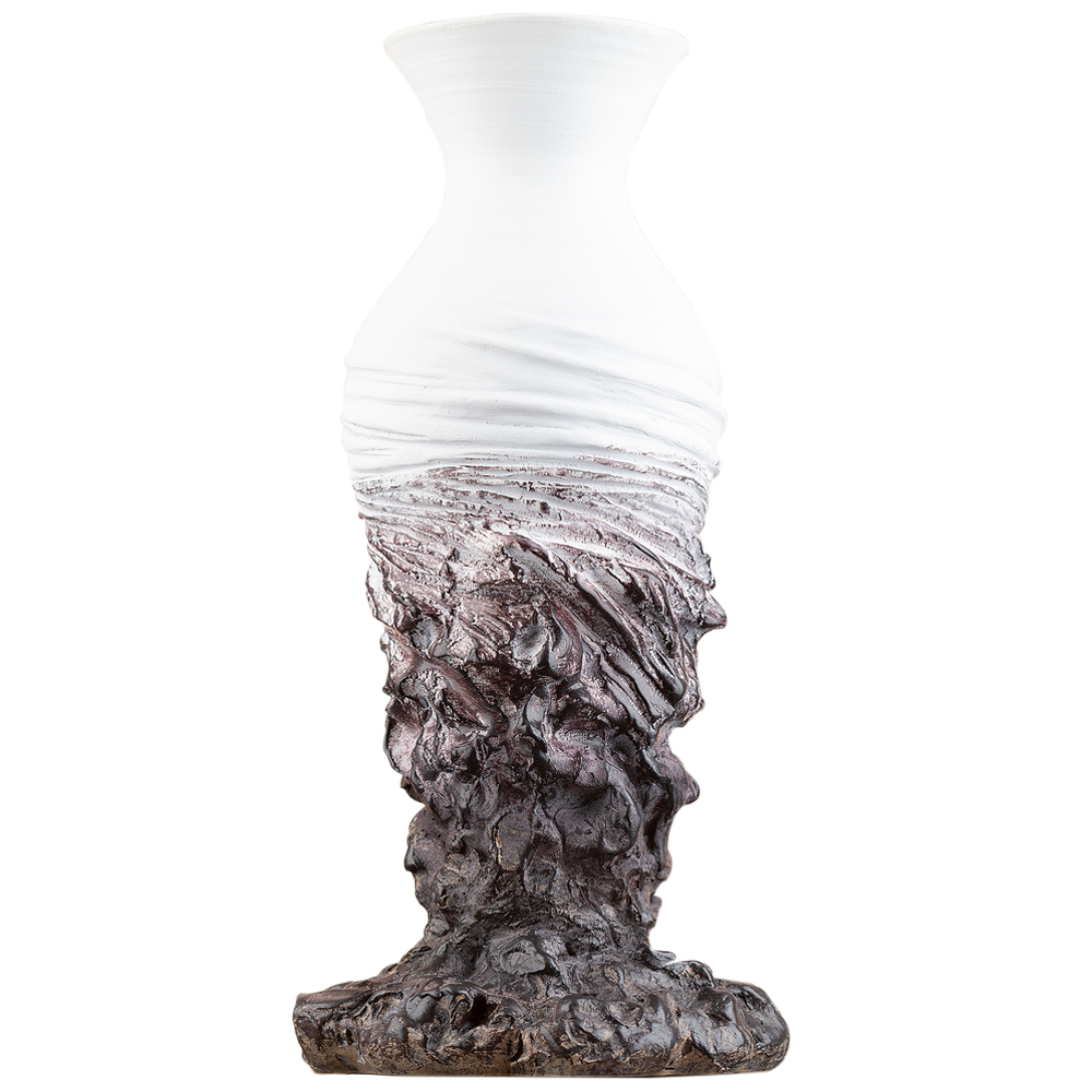 Hope in the Hands of the Potter Vase (White)