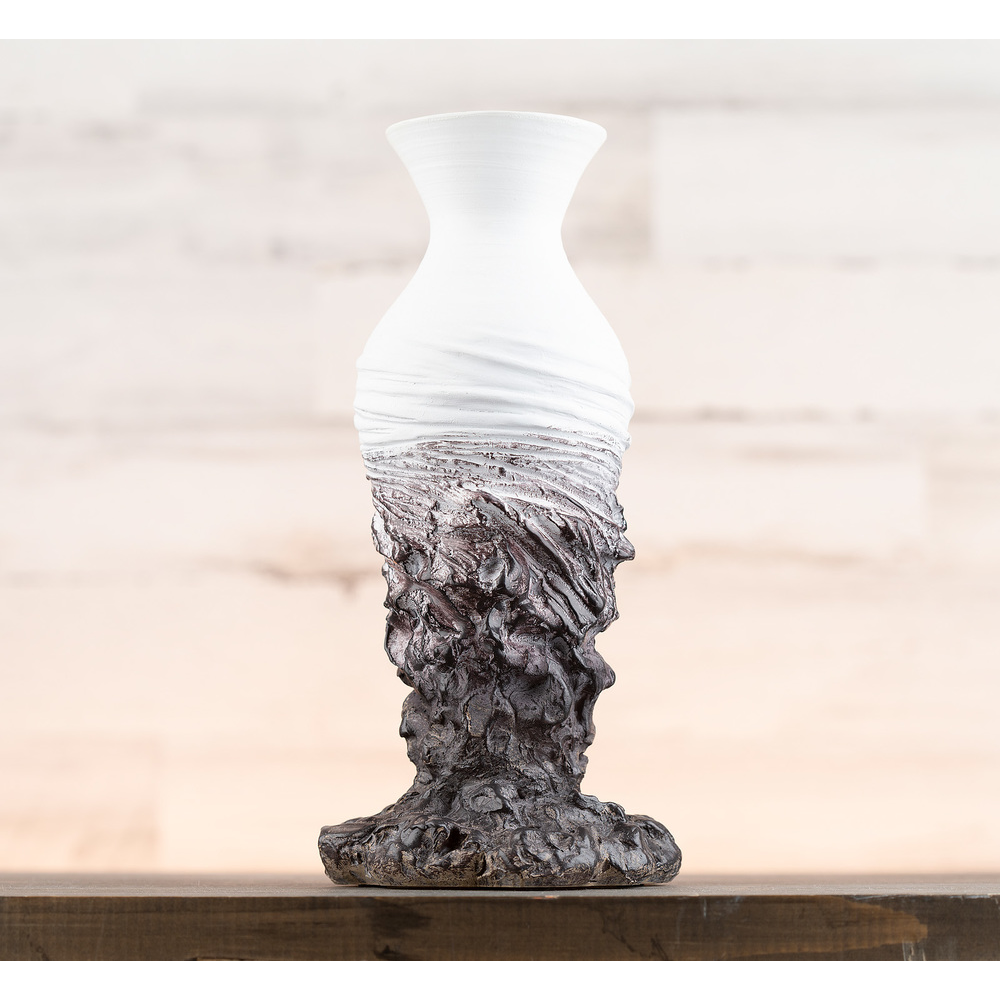 Hope in the Hands of the Potter Vase (White), , large