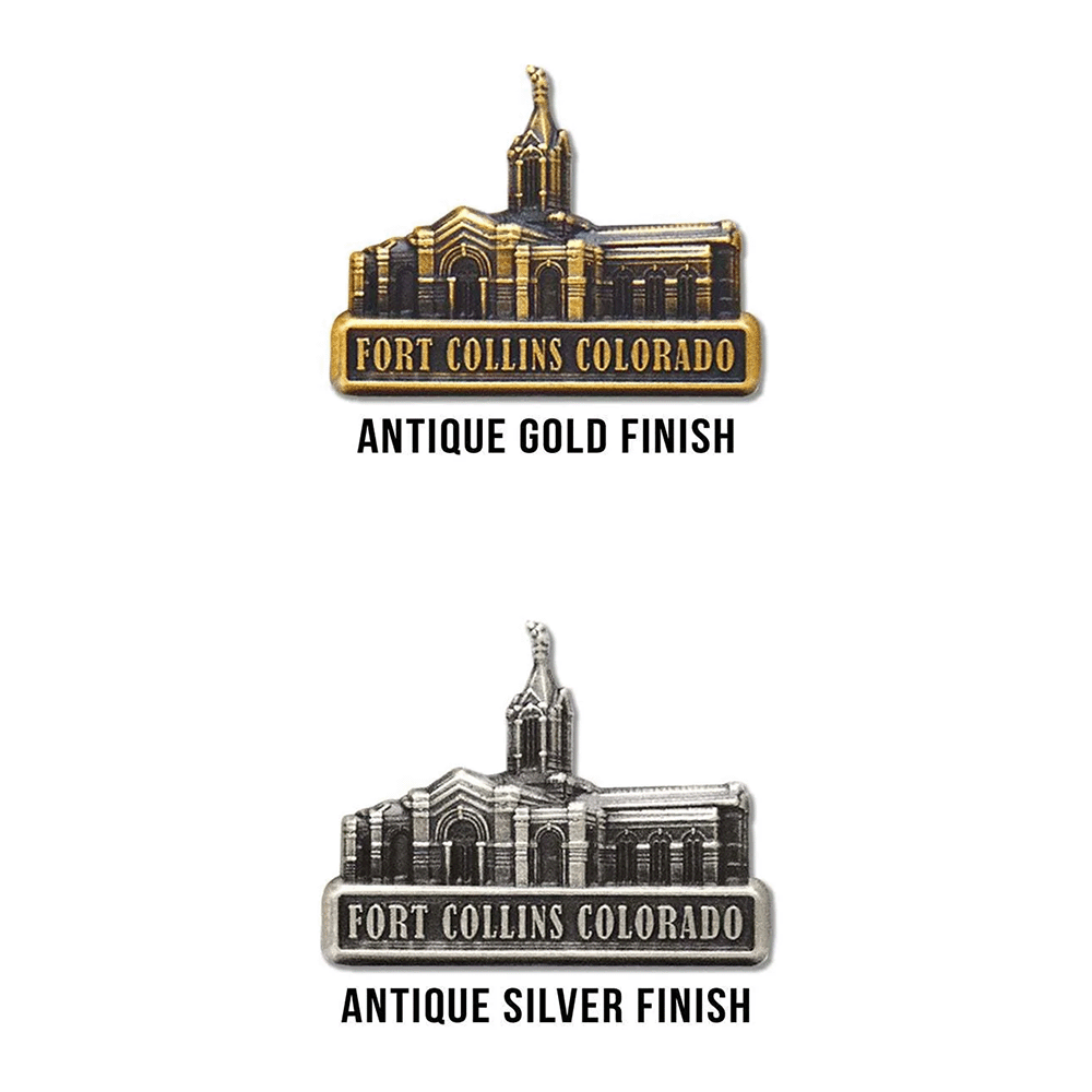 Fort Collins Temple Tie Pin, , large image number 2
