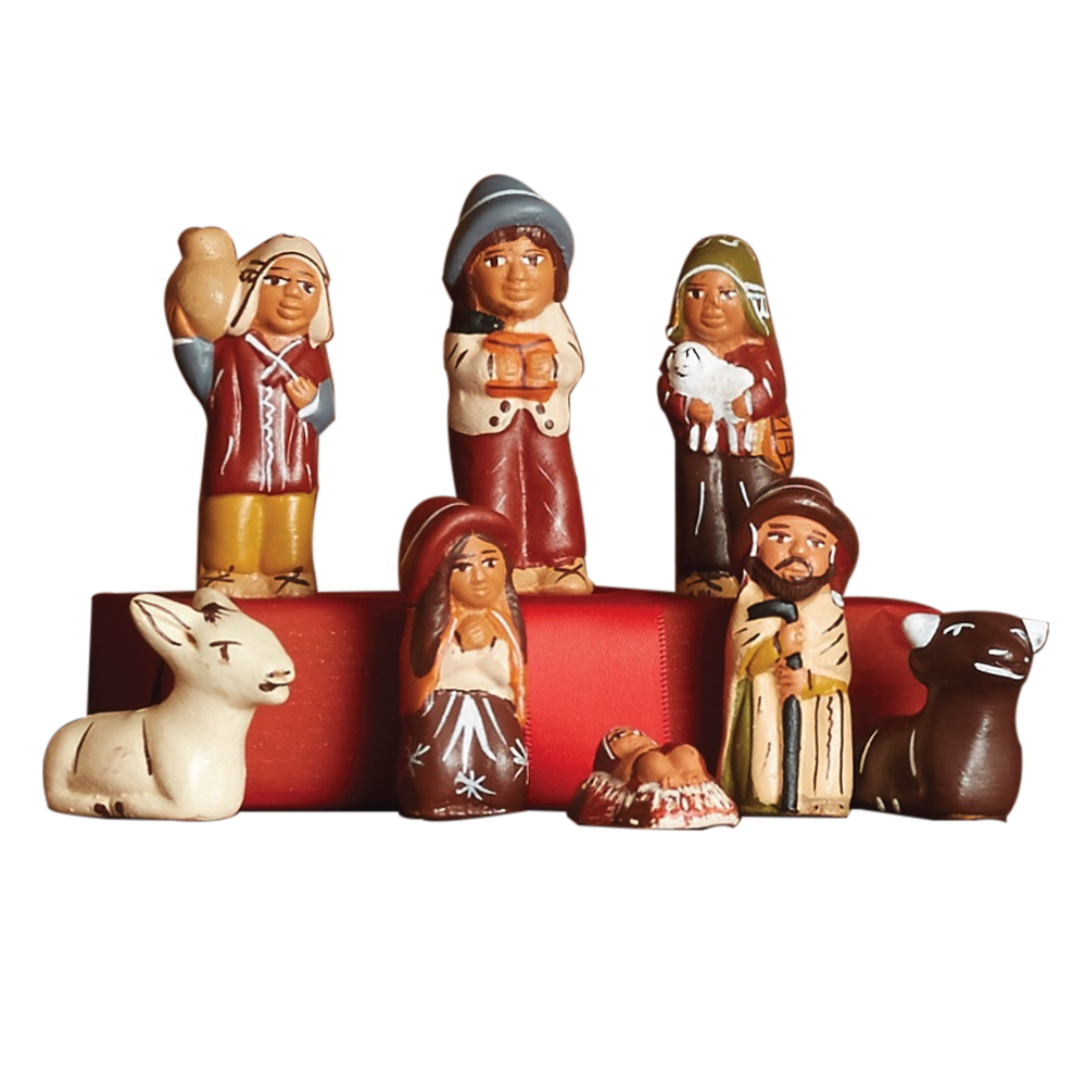 Peruvian Ceramic Nativity Set, , large image number 0