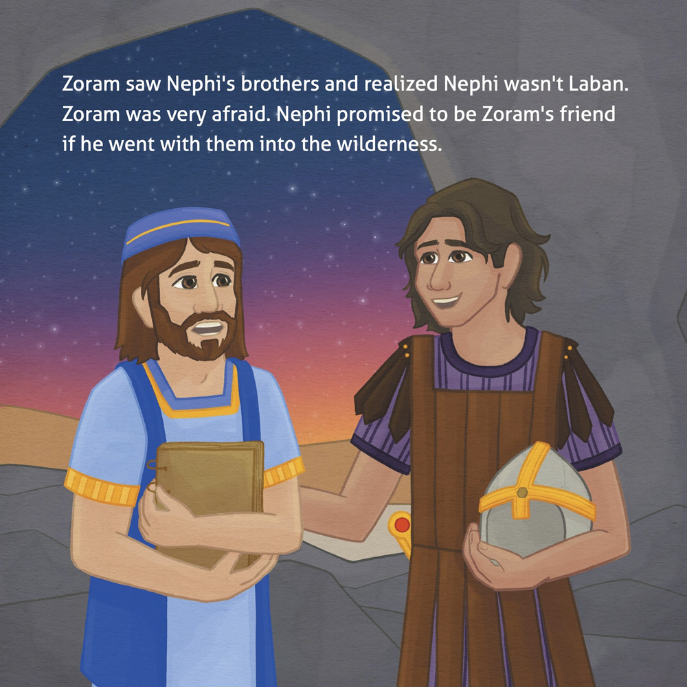 Nephi Gets the Brass Plates, , large image number 4