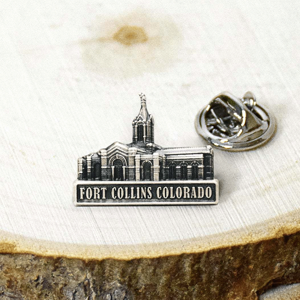 Fort Collins Temple Tie Pin, , large image number 3