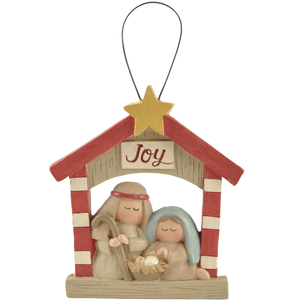 Joy Holy Family Ornament