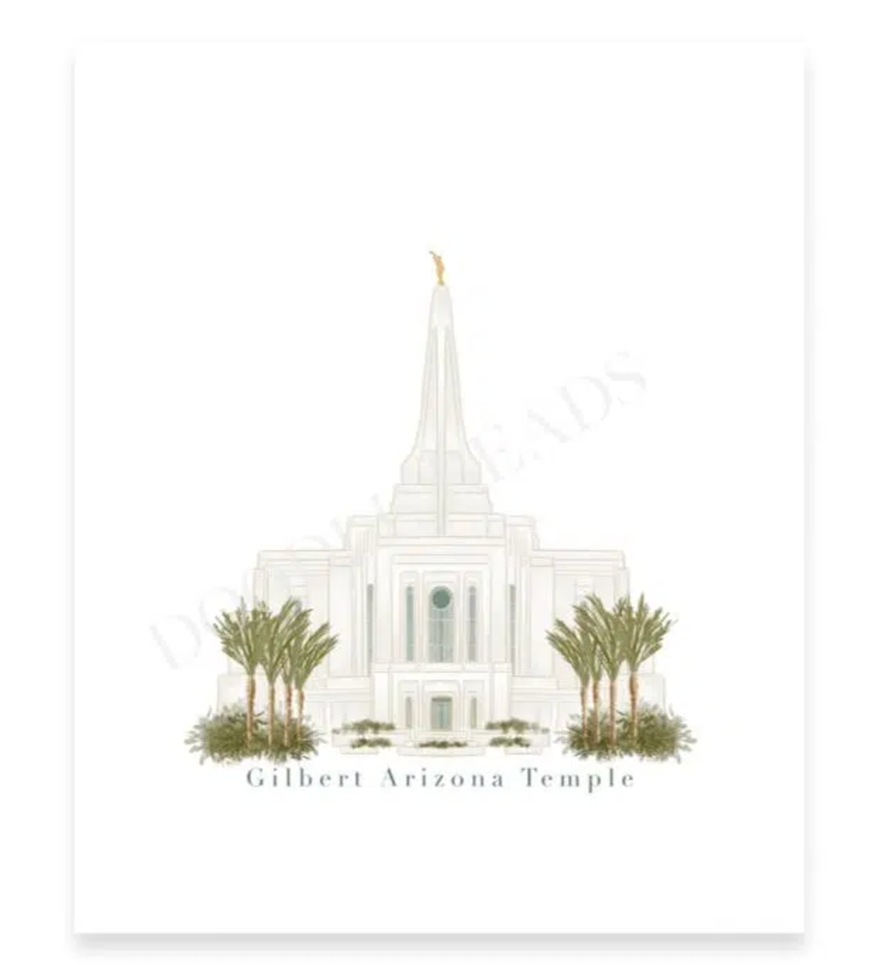 Gilbert Arizona Temple Print, , large image number 0