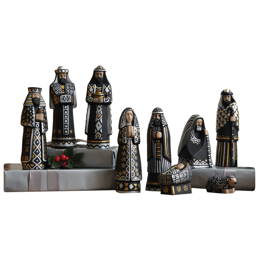 First Noel Jorge Cocco Ceramic Nativity