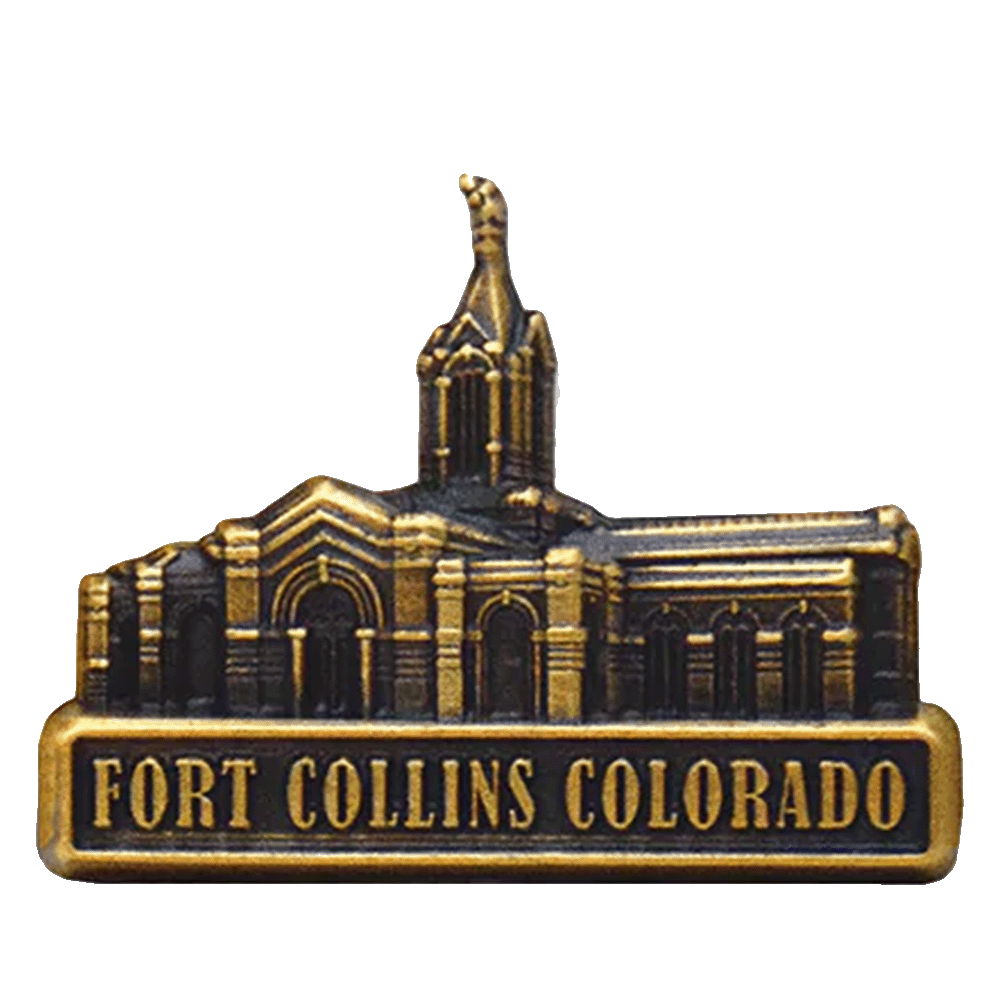 Fort Collins Temple Tie Pin