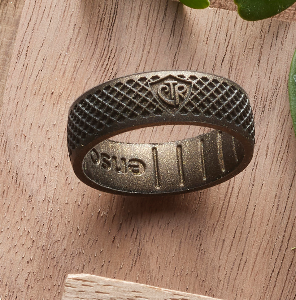 Silicone Meteorite Grid CTR Ring, , large image number 1