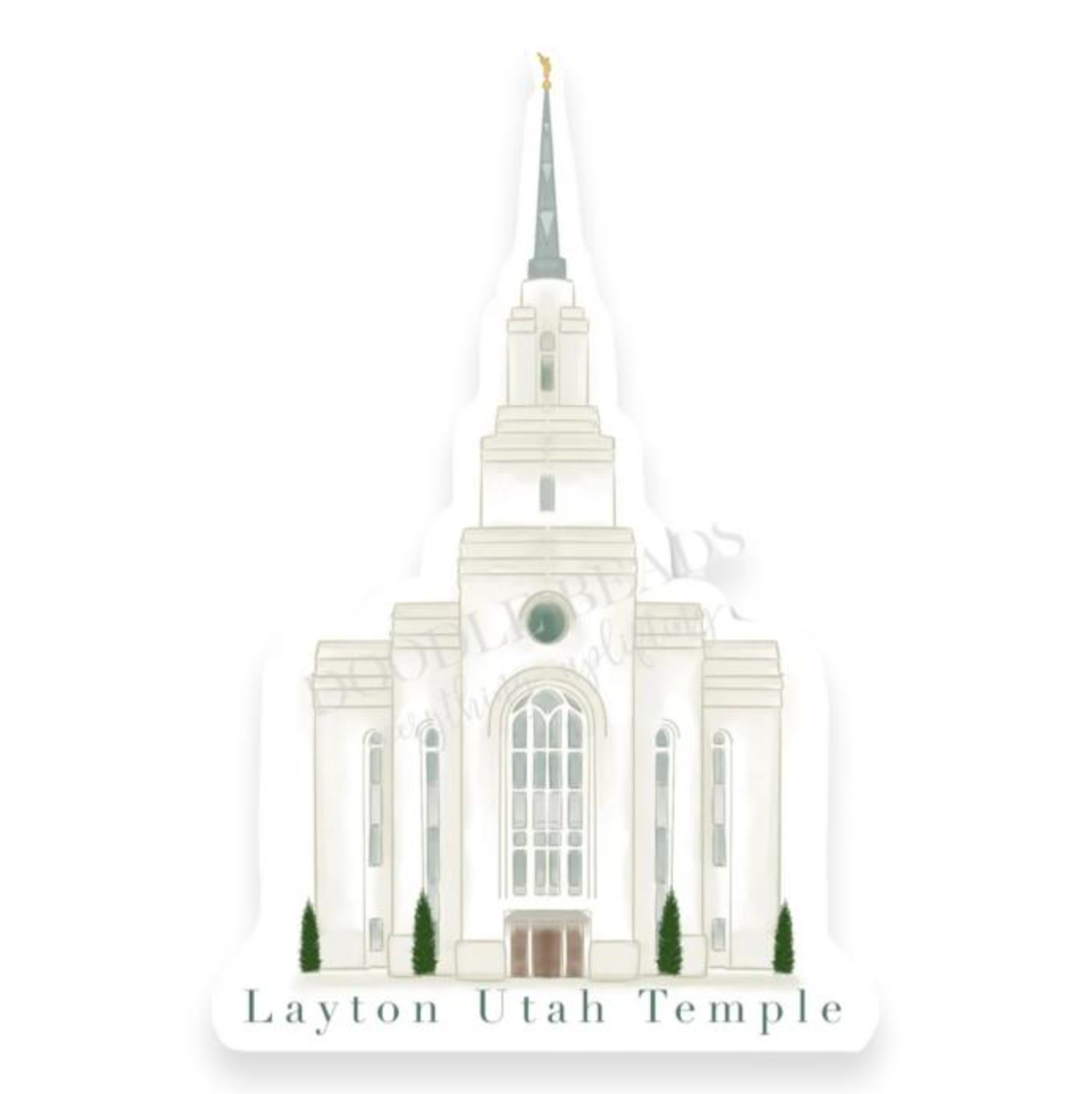Layton Temple Sticker, , large image number 0