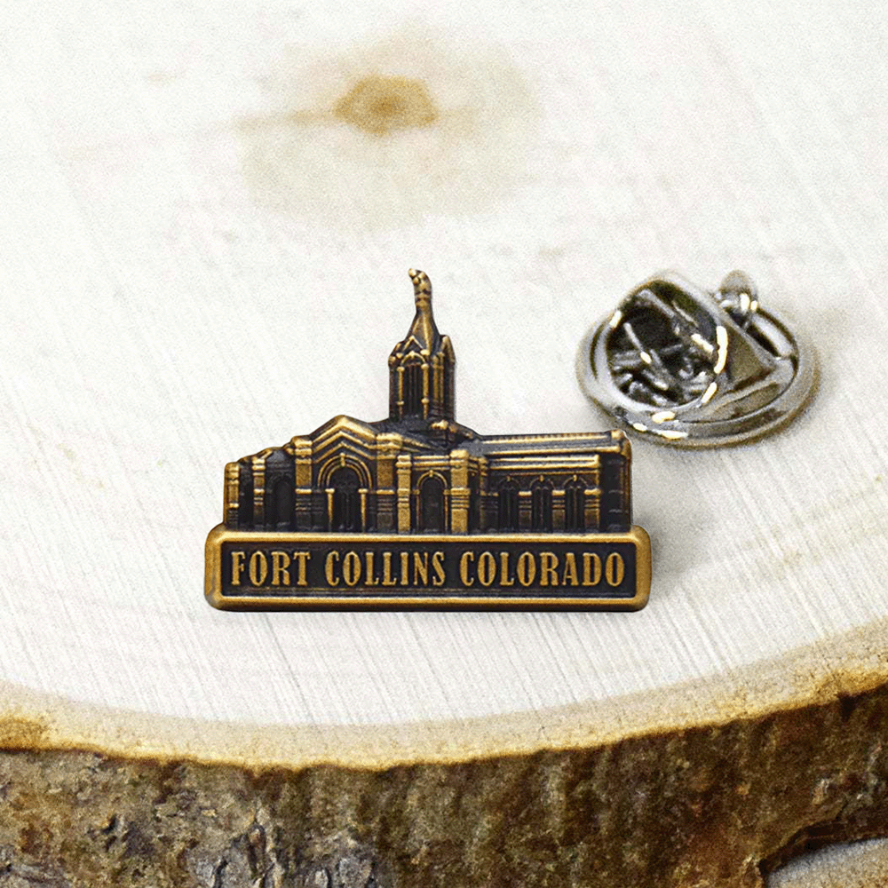 Fort Collins Temple Tie Pin, , large image number 4
