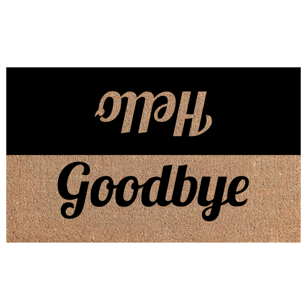 Hello, Goodbye Welcome Mat, , large image number 0