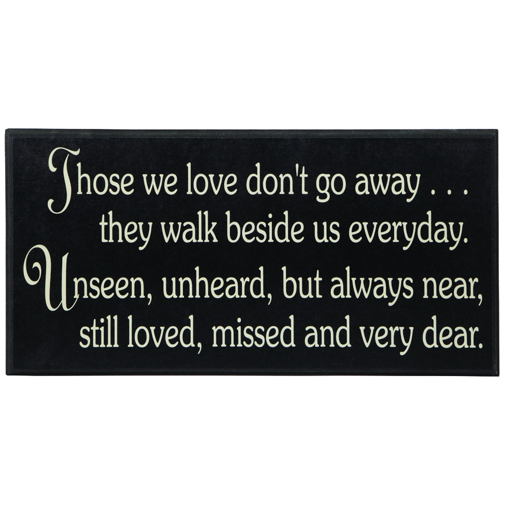 Those We Love (9x18 Plaque), , large image number 0