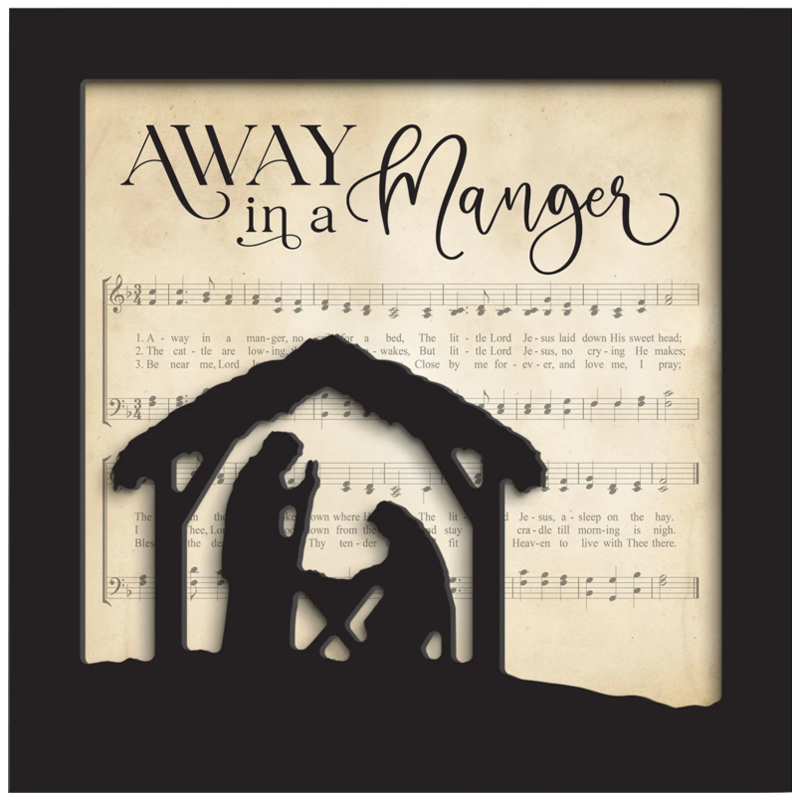 Away in a Manger (13X13 Framed Art), , large image number 0
