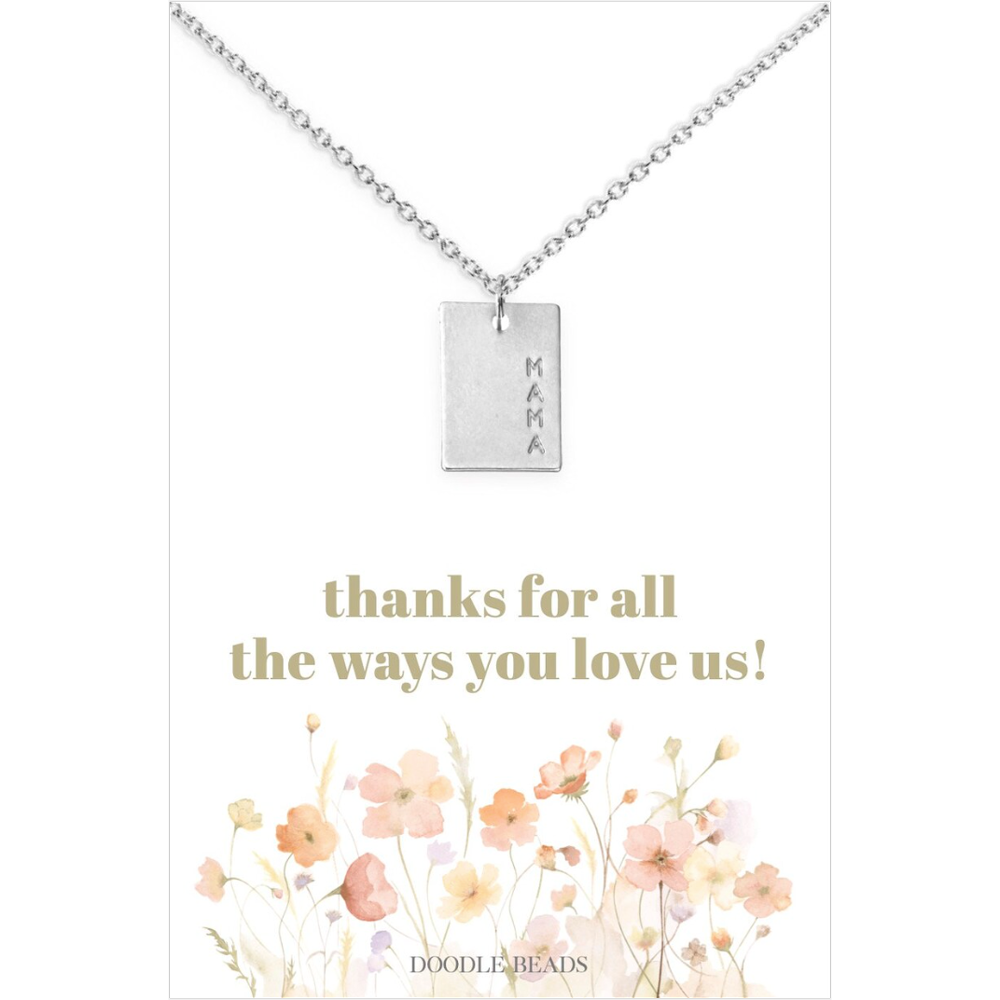 Mama, Thanks For Loving Us Necklace, , large image number 1