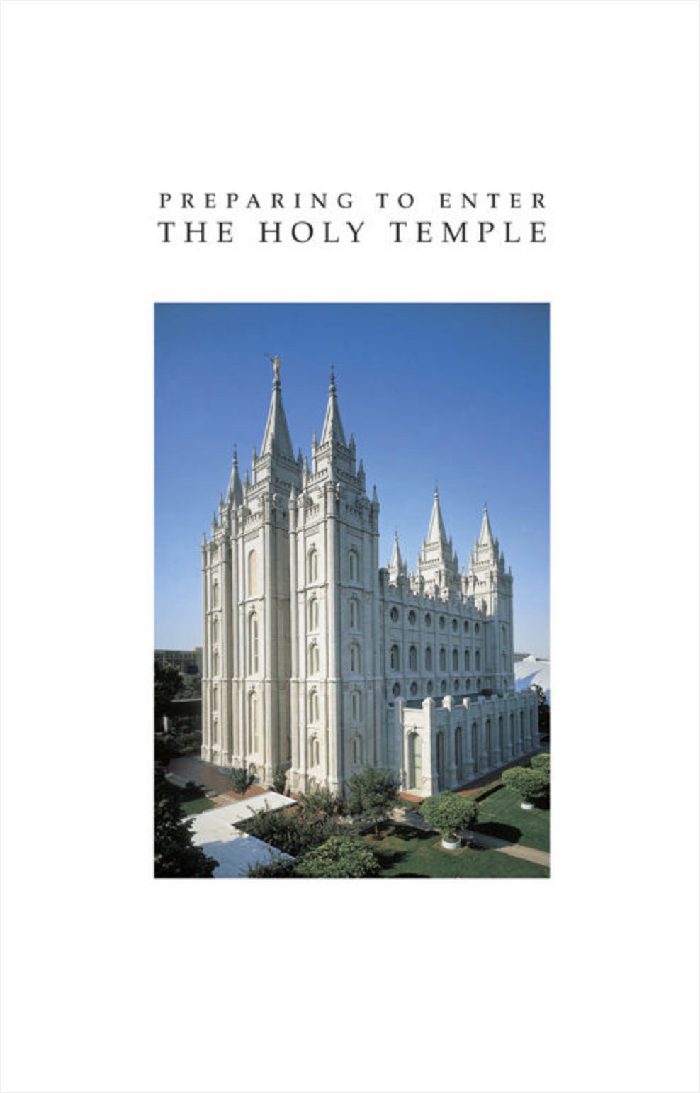 Preparing to Enter the Holy Temple, , large image number 0