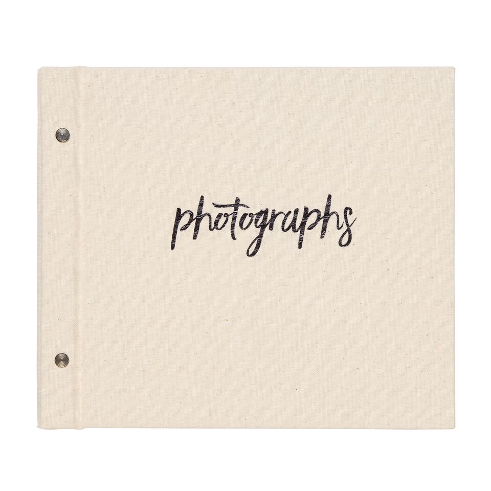 Inked Post Bound Photo Album, , large image number 0