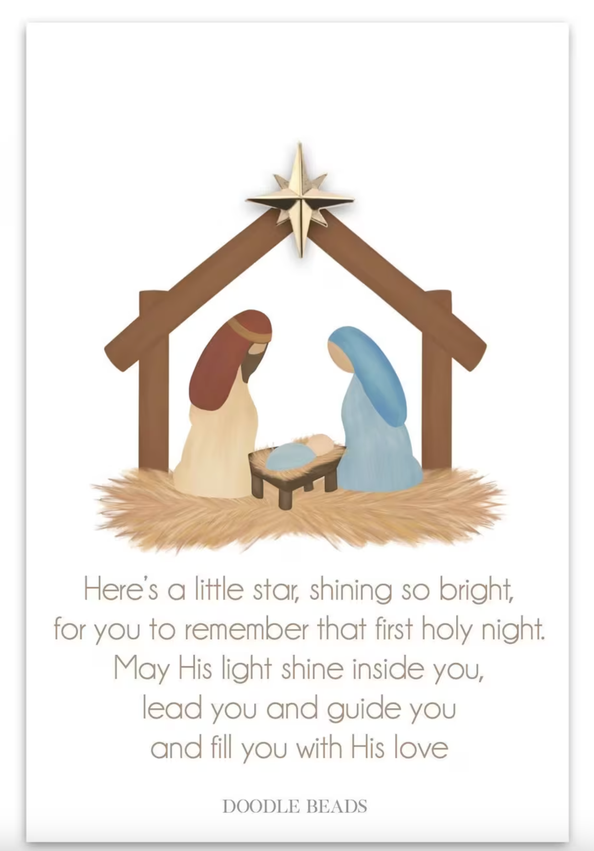 Star Nativity Lapel Pin, , large image number 0