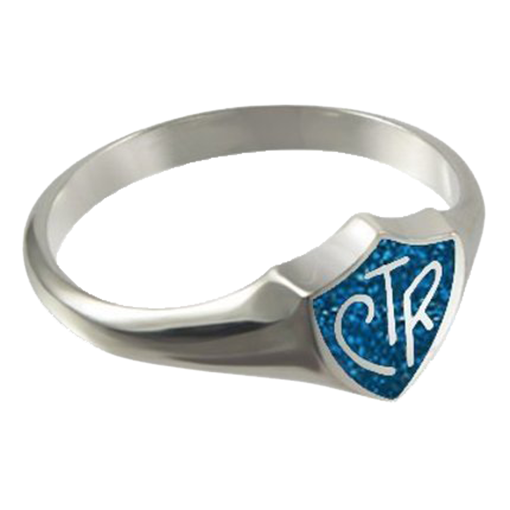 Blue Sparkle CTR Ring