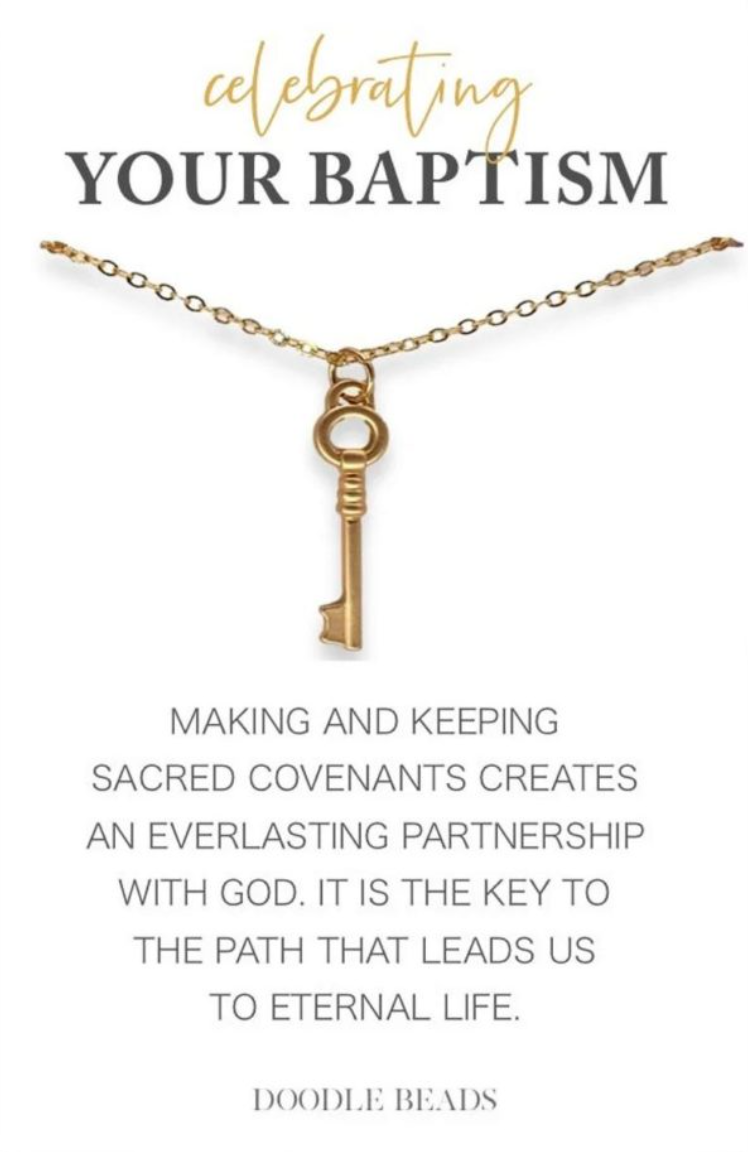 Celebrating Your Baptism Key Necklace, , large