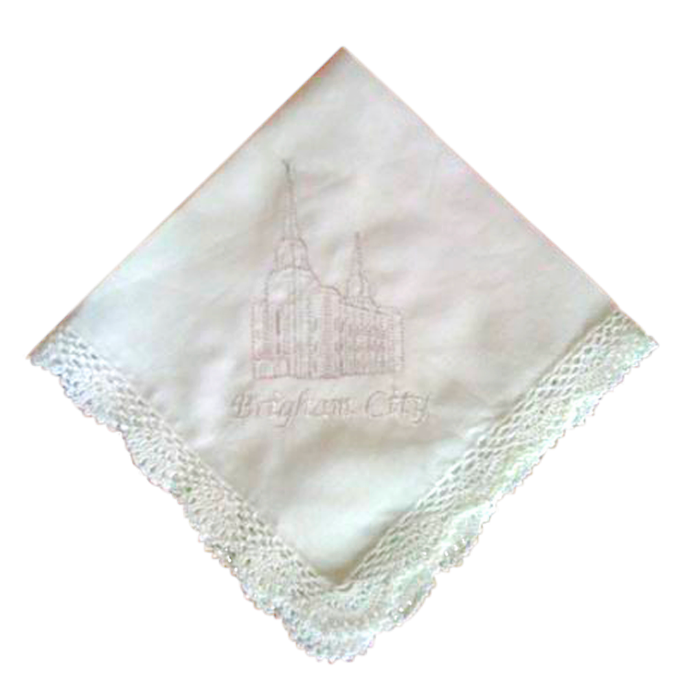 Brigham City Temple Ladies' Handkerchief, , large