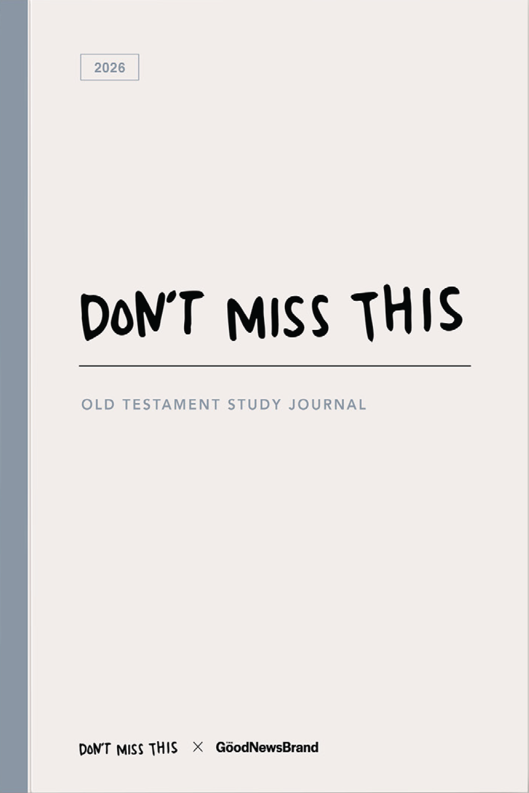 Don't Miss This Old Testament 2026 Study Journal