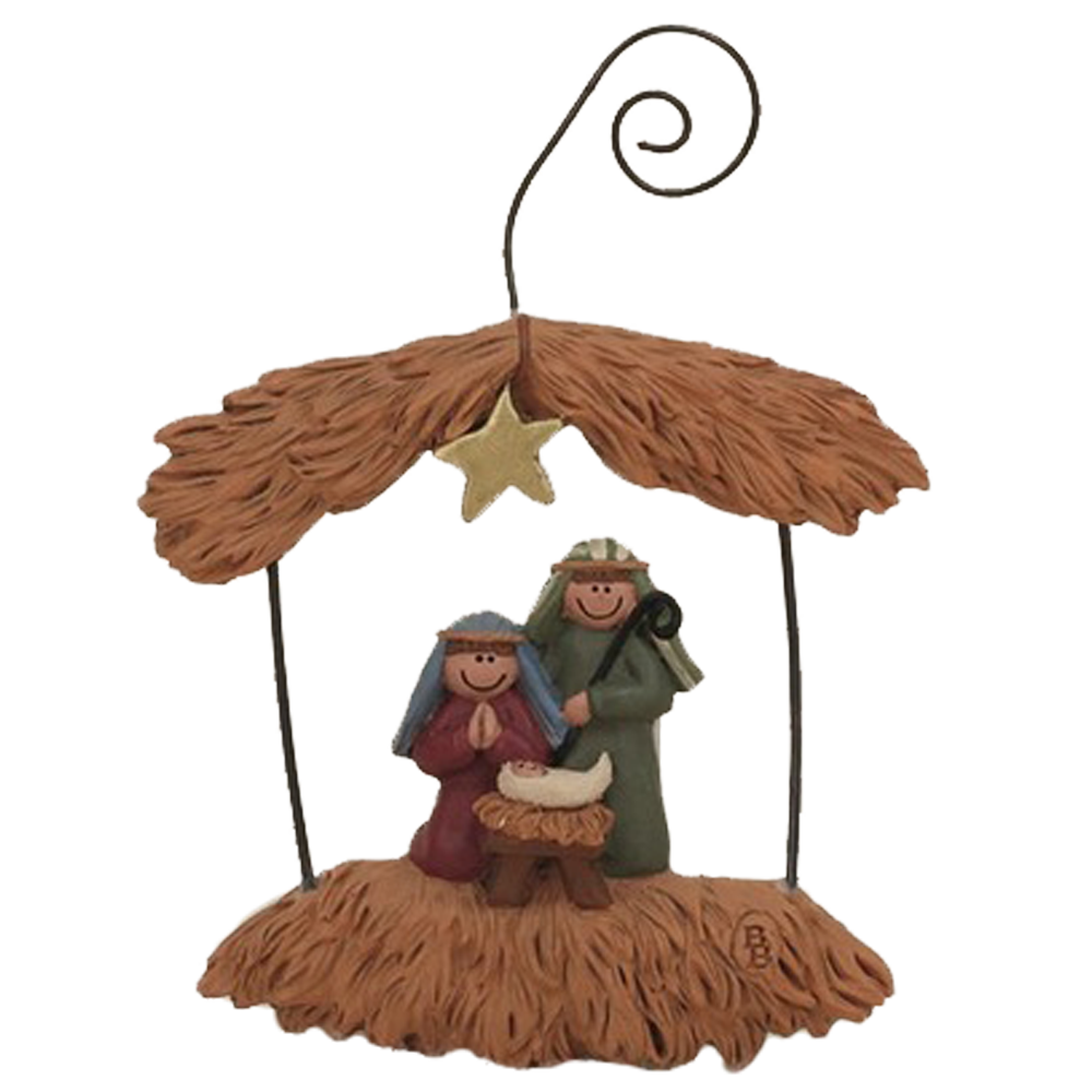 Nativity In the Stable Ornament