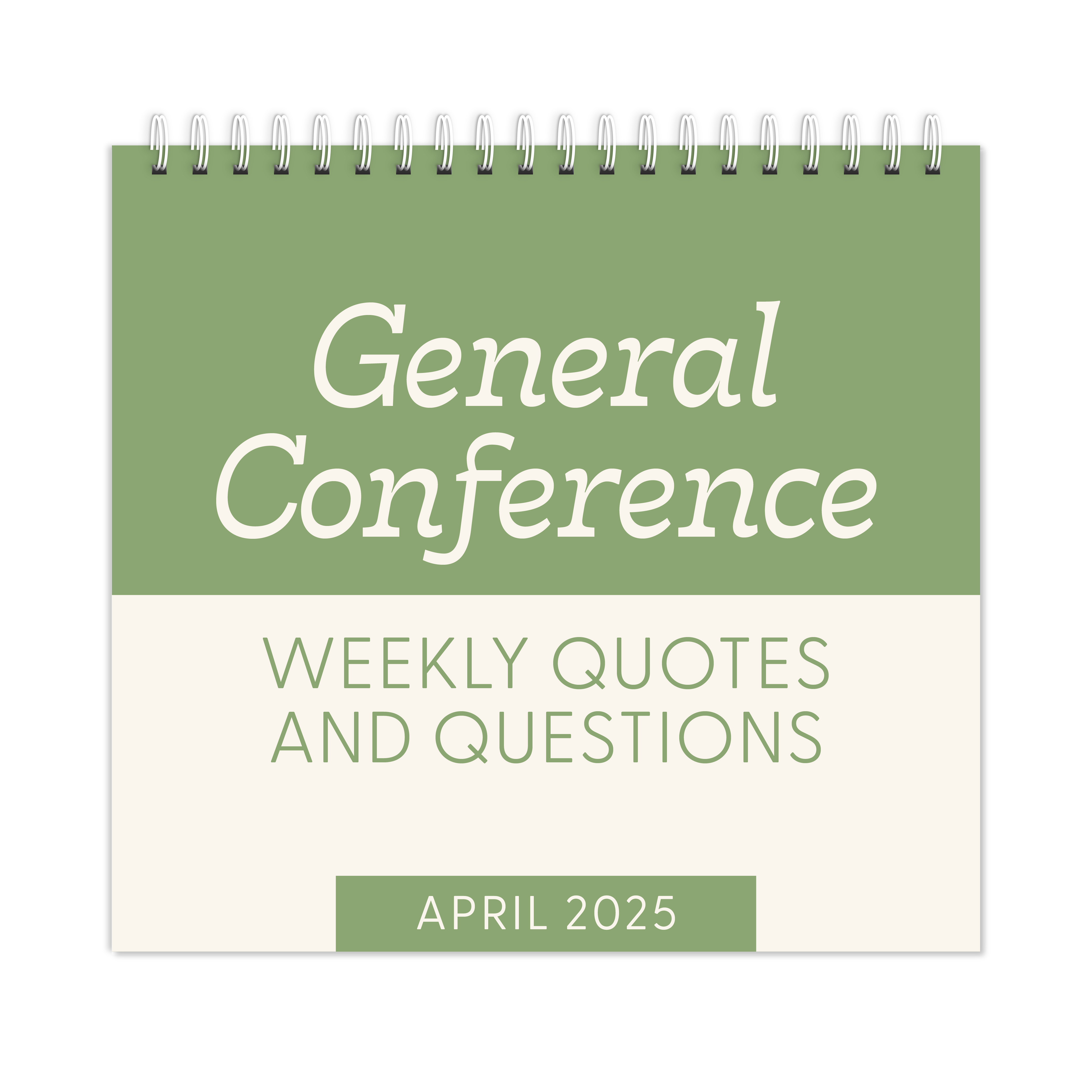 General Conference Weekly Quotes and Questions April 2025, , large