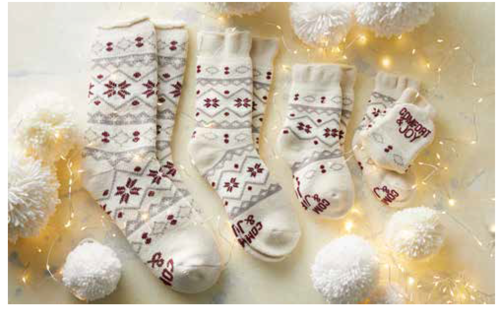 Comfort & Joy Christmas Socks, , large image number 3