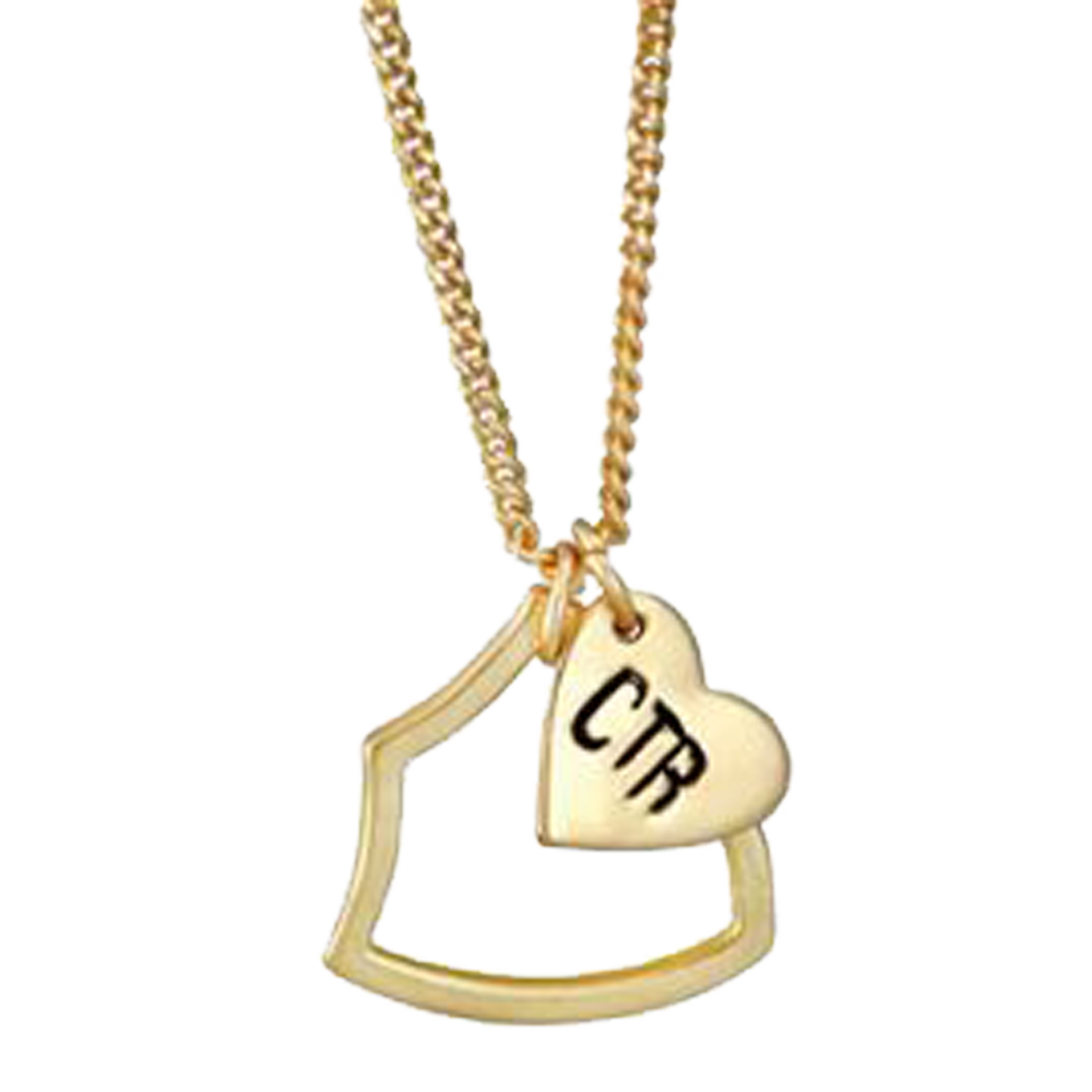 CTR Shield with Heart Necklace