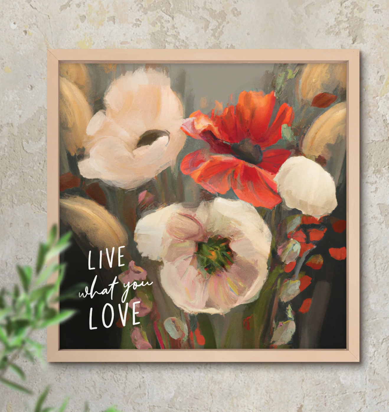 Live What You Love (21x21 Framed Art), , large image number 0
