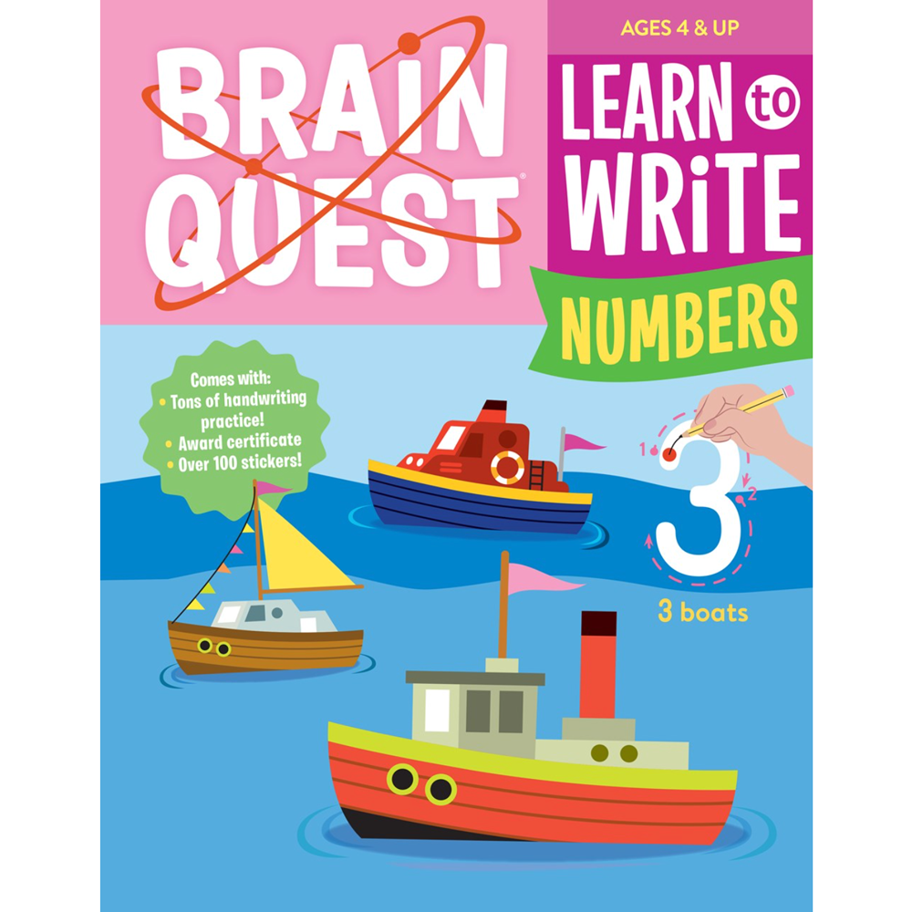 Brain Quest Learn to Write: Numbers, , large image number 0
