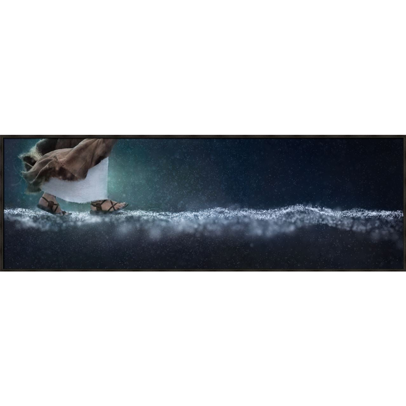 In Hallowed Steps (16x48 Framed Size, Metal Print)