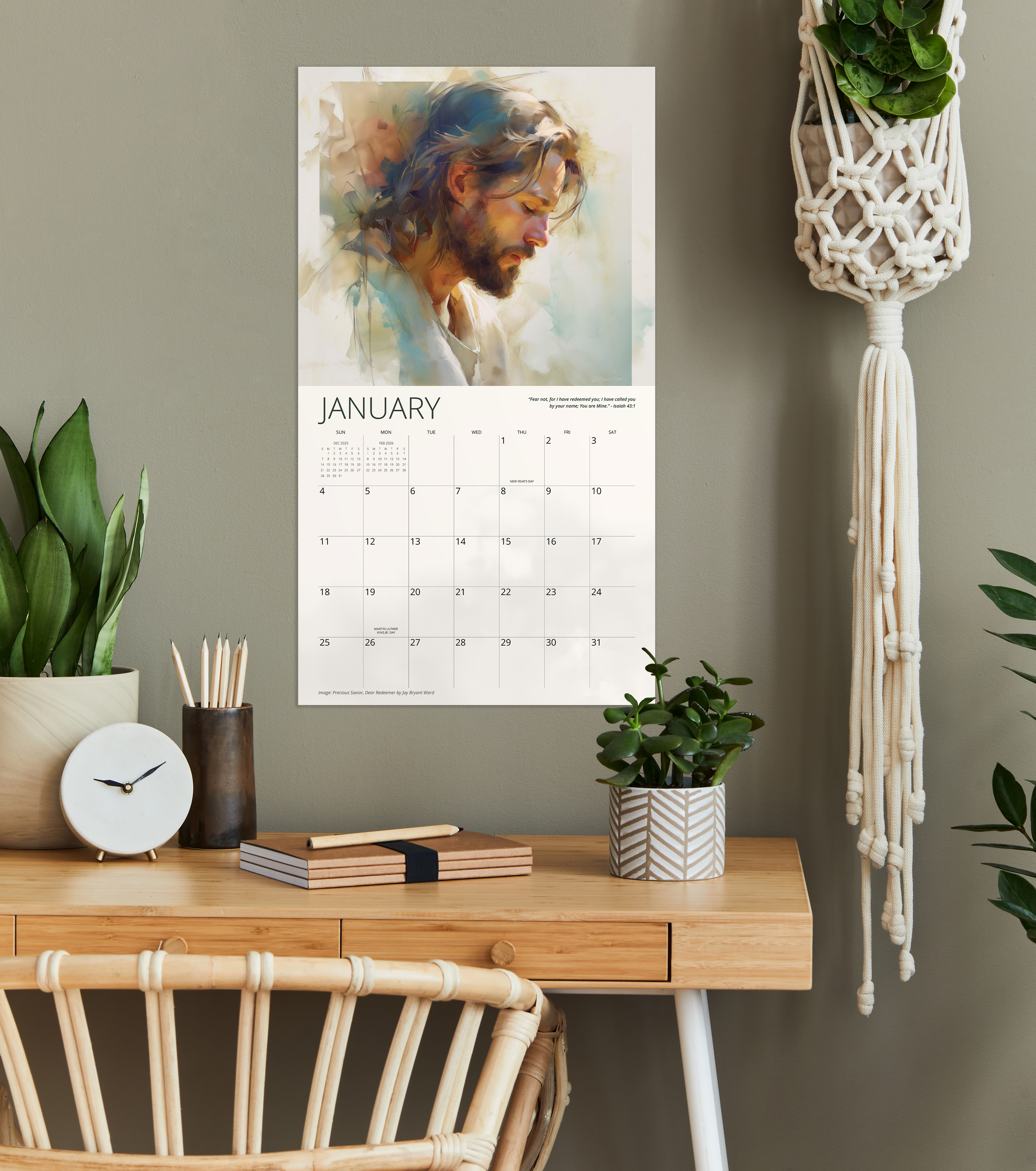 2026 He Leads Me Calendar, , large image number 7