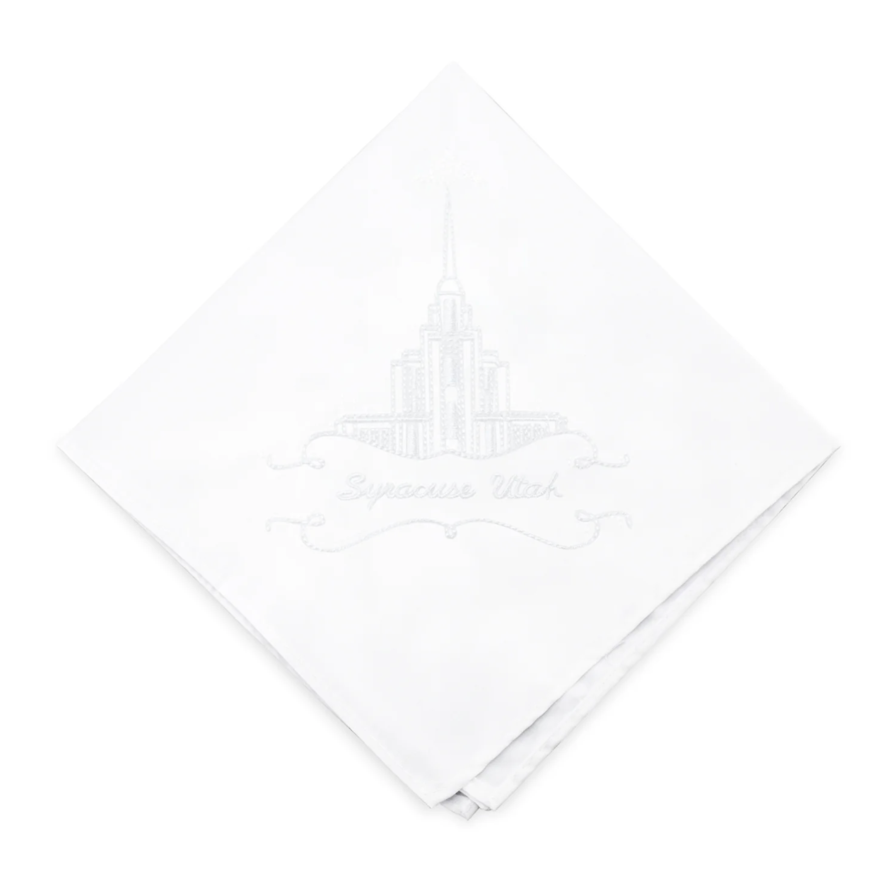 Syracuse Utah Temple Handkerchief