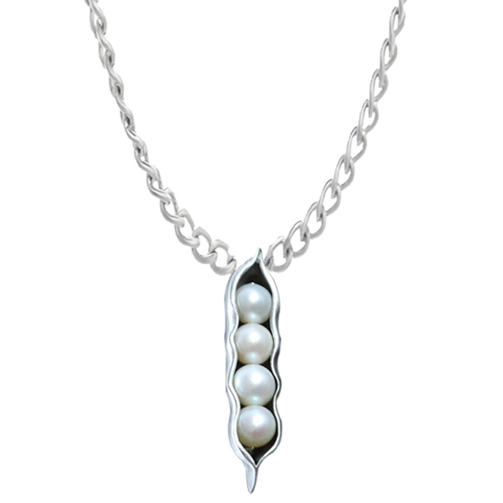 Four Sweet Peas in a Pod Necklace, , large image number 0