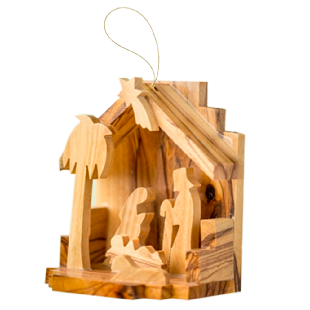 Holy Family Small Grotto Ornament