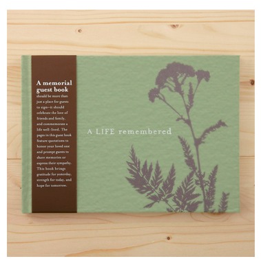 A Life Remembered Funeral Guest Book, , large image number 0