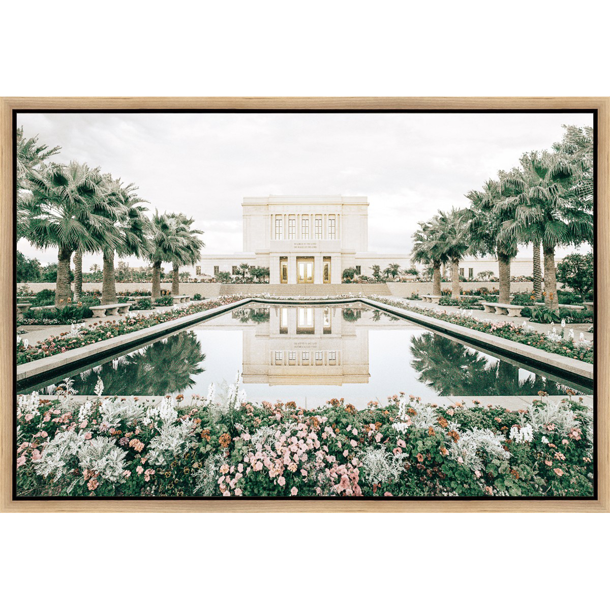 Sweet is the Work, Mesa Temple (31.5x21.5 Framed Canvas)