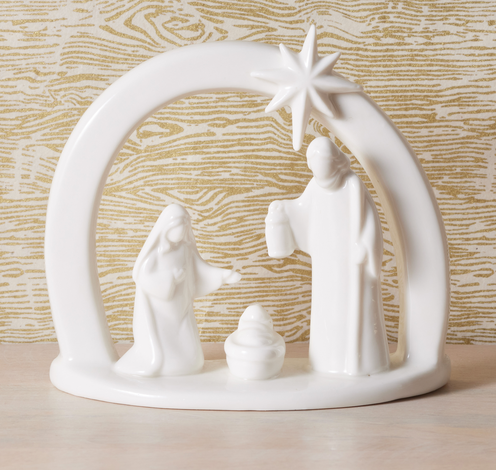 Thrill of Hope Porcelain Nativity Arch, , large image number 1