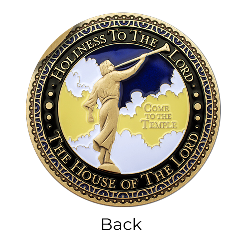 Cedar City Temple Medallion, , large image number 1