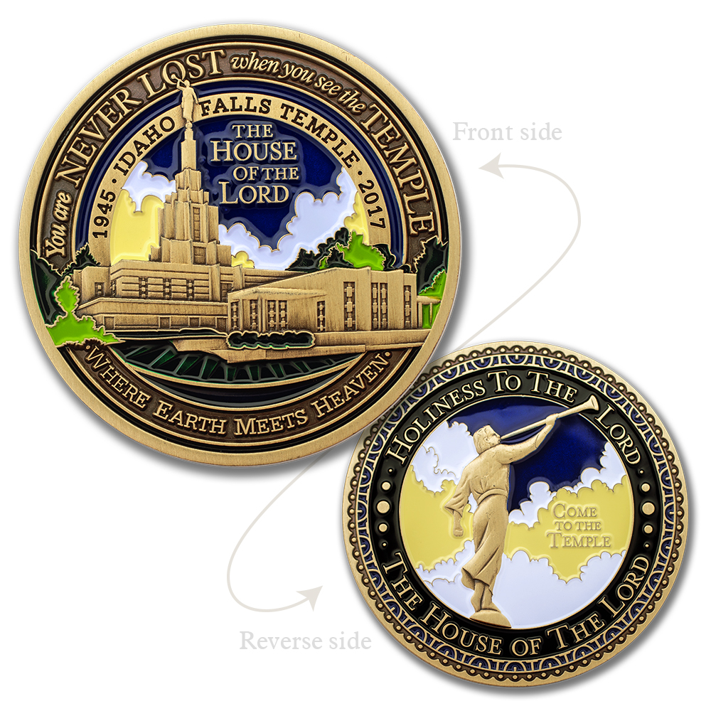 Idaho Falls Temple Medallion, , large image number 0