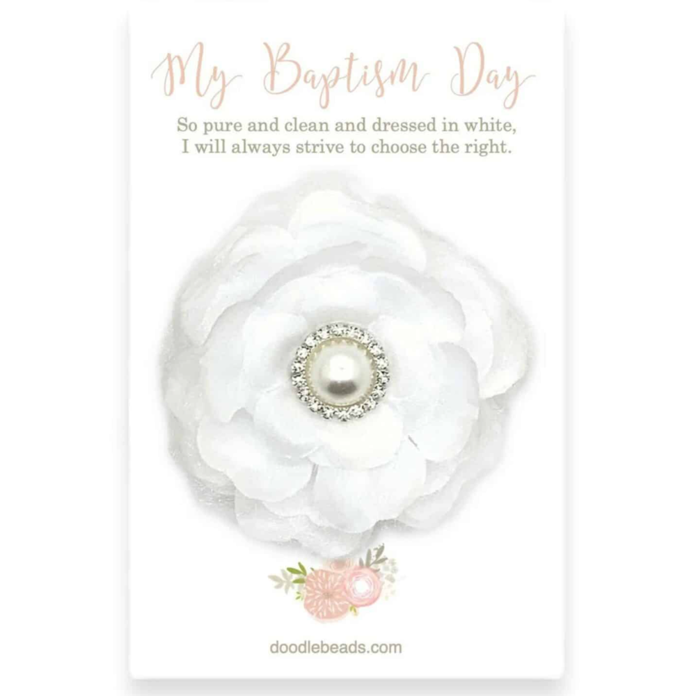 Whitney Baptism Hair Clip, , large image number 0