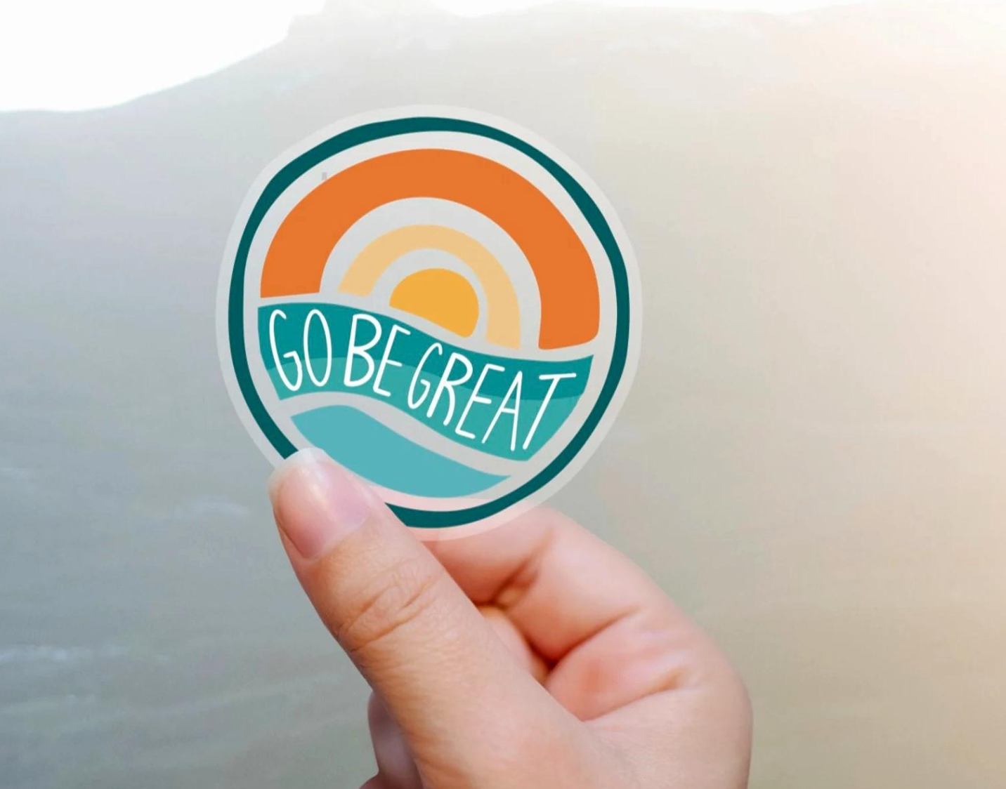 Go Be Great Sticker, , large image number 0