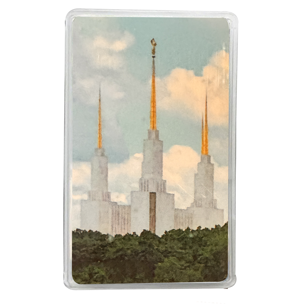 Washington DC Watercolor No-flip Recommend Holder