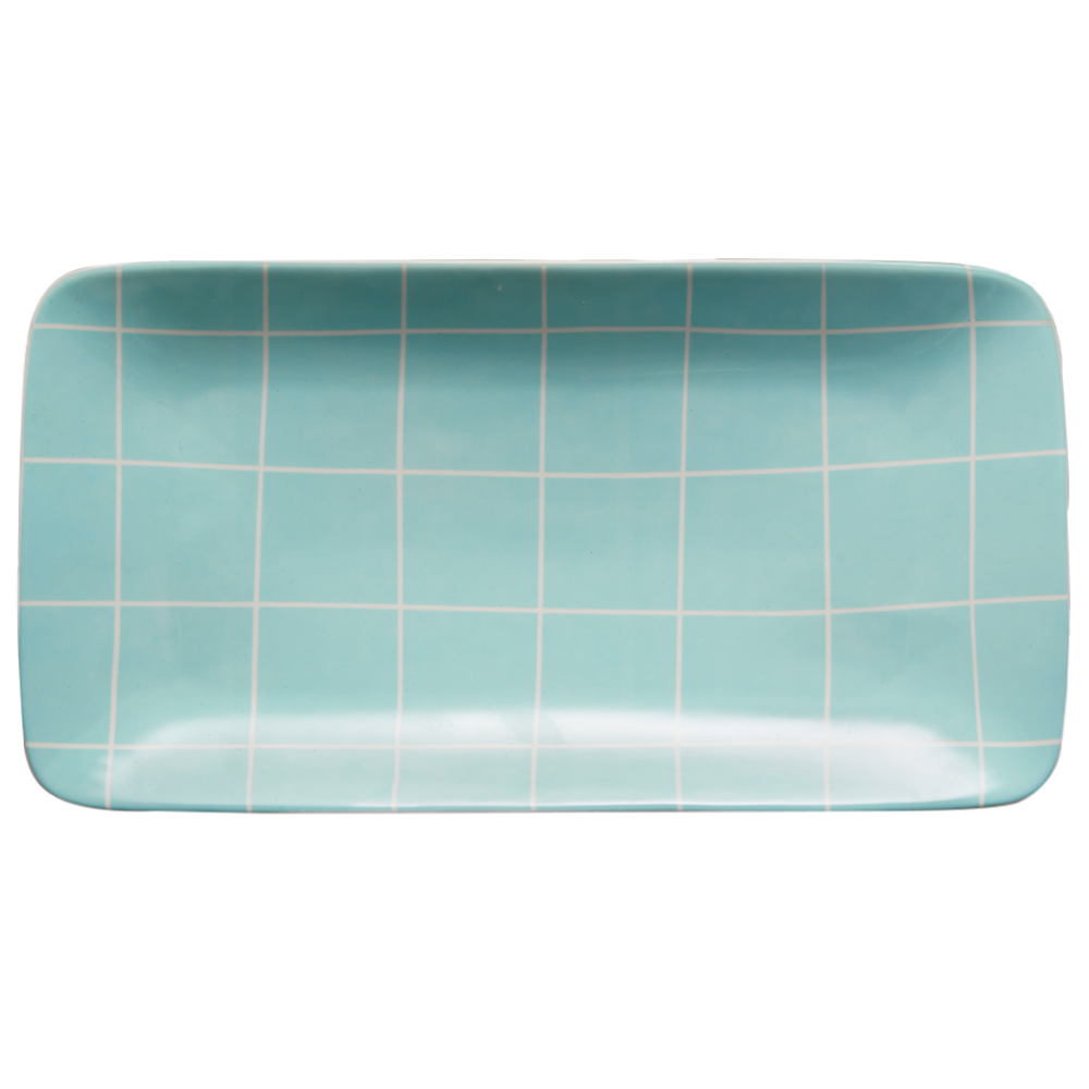 Blue Ceramic Tray, , large image number 0