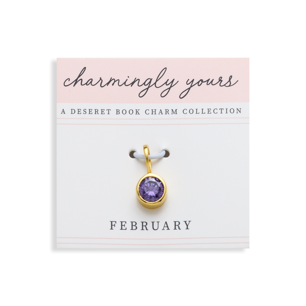 February Birthstone Charm, , large image number 0