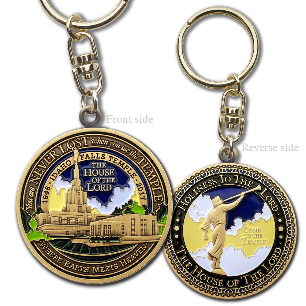 Idaho Falls Temple Keyring, , large image number 0