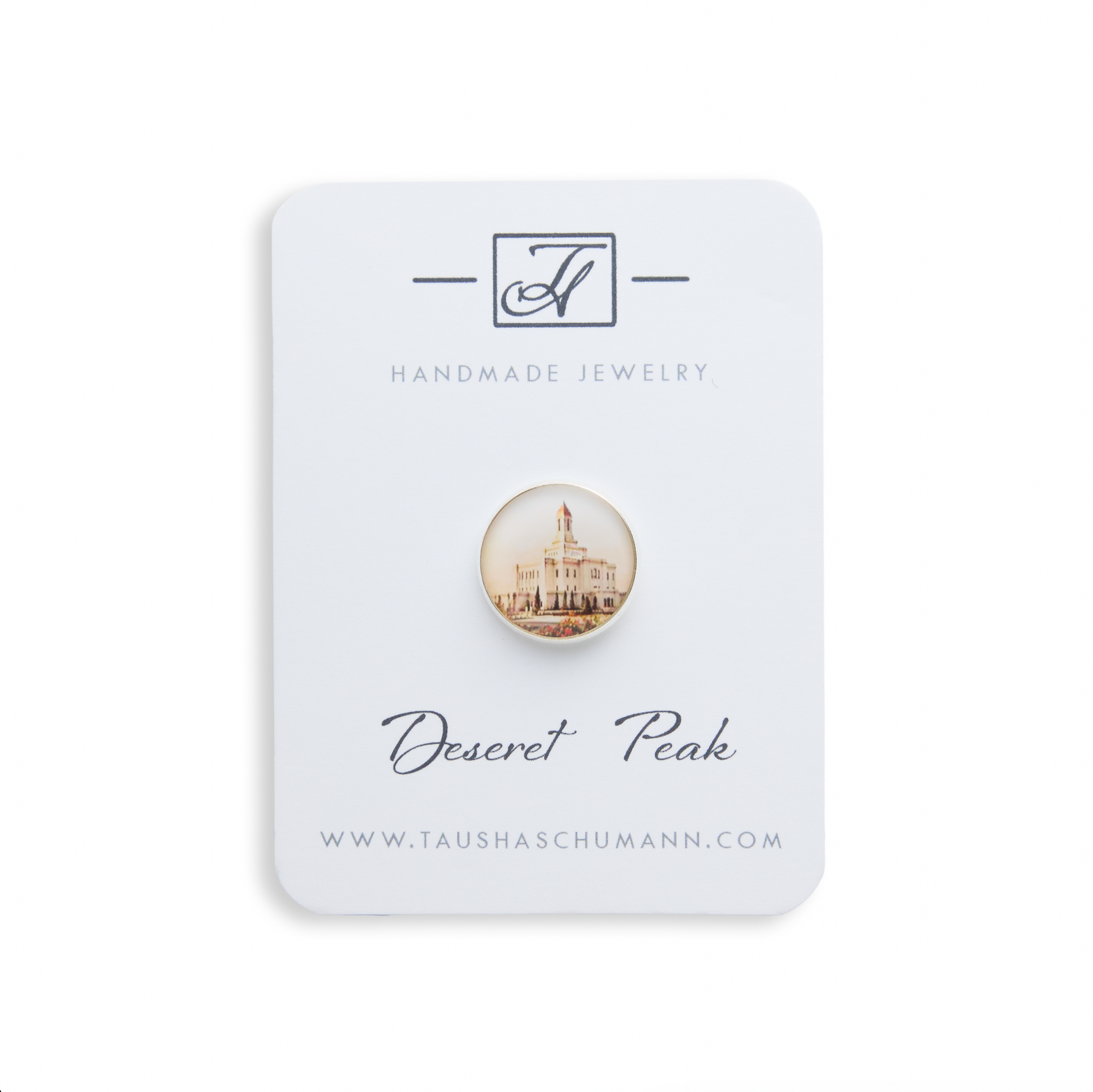 Deseret Peak Utah Temple Pin, , large image number 0