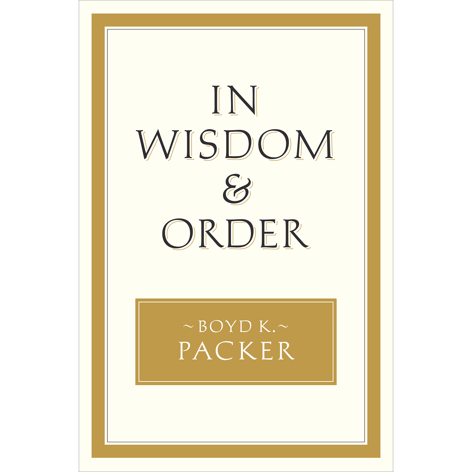 In Wisdom and Order, , large image number 0